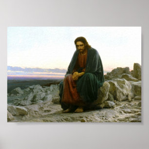 Poster Cristo no Deserto