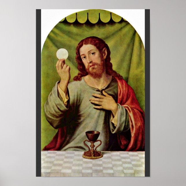 Poster Cristo No Eucarista Por Juanes Juan De (Melhor Qu) (Frente)