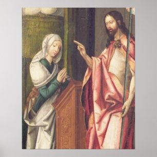 Pôster Cristo o redentor que abençoa uma mulher (painel)