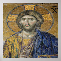 Cristo Pantocrator Islâmico Icônico Religioso Roma