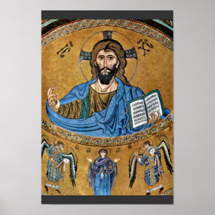 Pôster Cristo Pantocrator pelo ¹ de Meister Von Cefalã
