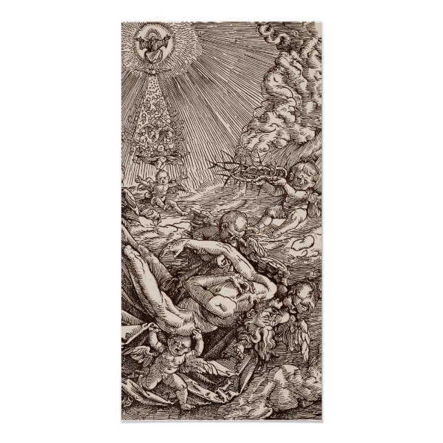 Pôster Cristo para o céu por anjos (Frente)