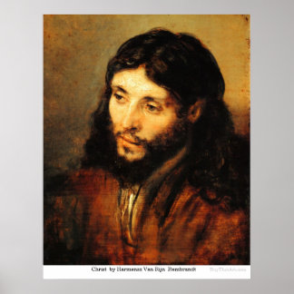 Pôster Cristo por Harmensz Van Rijn Rembrandt