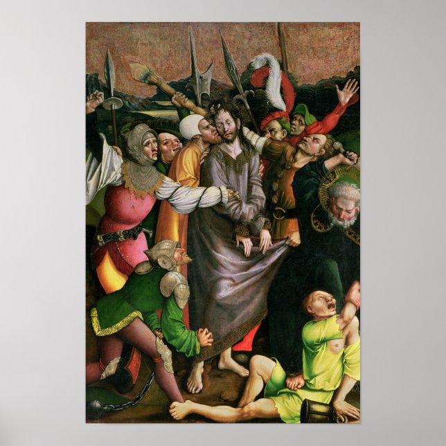 Poster Cristo preso no Jardim de Gethsemane (Frente)