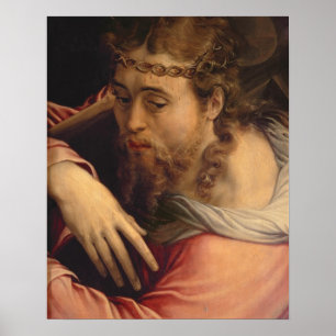 Poster Cristo que leva a cruz, 1540-45 (óleo no painel)