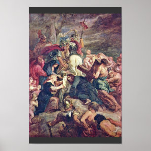 Pôster Cristo que leva a cruz por Rubens Peter Paul