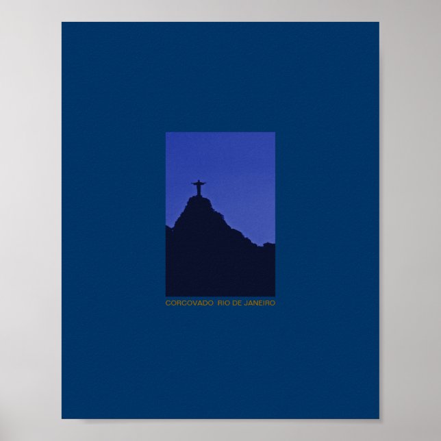 Pôster Cristo Redentor Statue - RJ city (Frente)