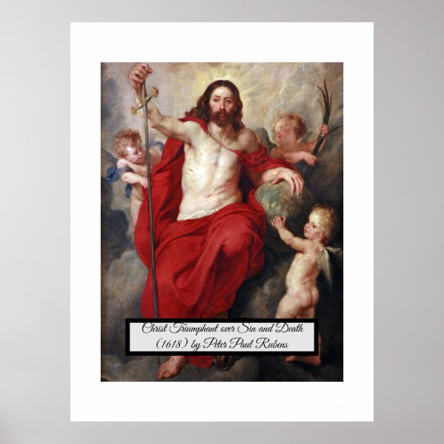 Poster Cristo triunfante sobre a morte (Frente)