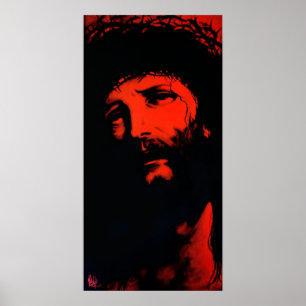 Poster Cristo "vermelho" de Jesus