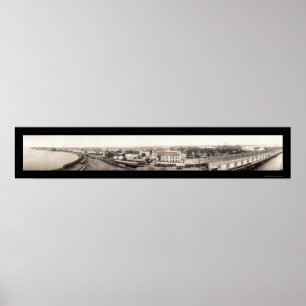 Poster Cristobal Colon Panama Foto 1936