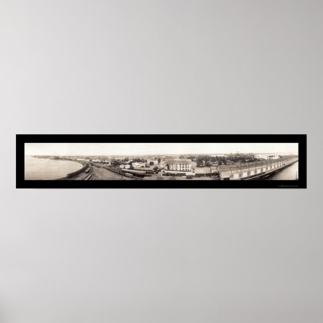 Poster Cristobal Colon Panama Foto 1936 (Frente)