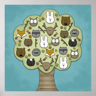 Pôster Critters Woodland - Melhores Amigos Florestais