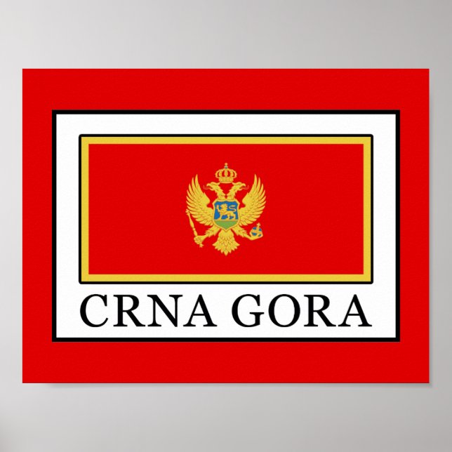 Poster Crna Gora (Frente)