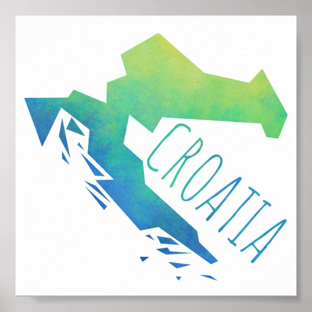 Poster Croácia (Frente)
