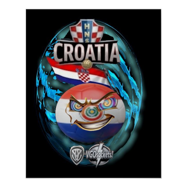 Pôster Croácia-GBall (Frente)