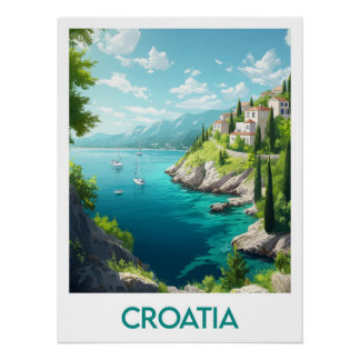 Pôster Croatia Poster