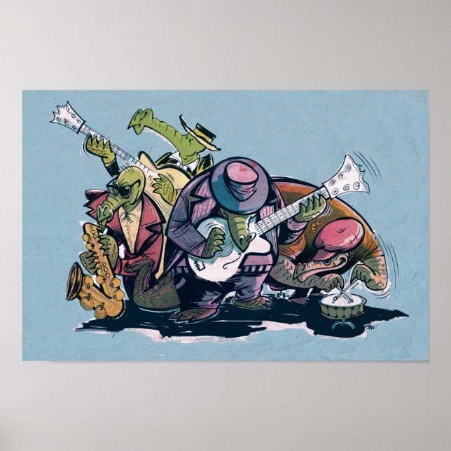 Pôster Croc Rock (Frente)