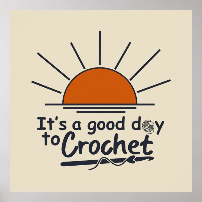 Poster croché engraçado (Frente)