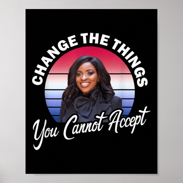 Poster Crockett Change The Things You Cannot Accept  (Frente)
