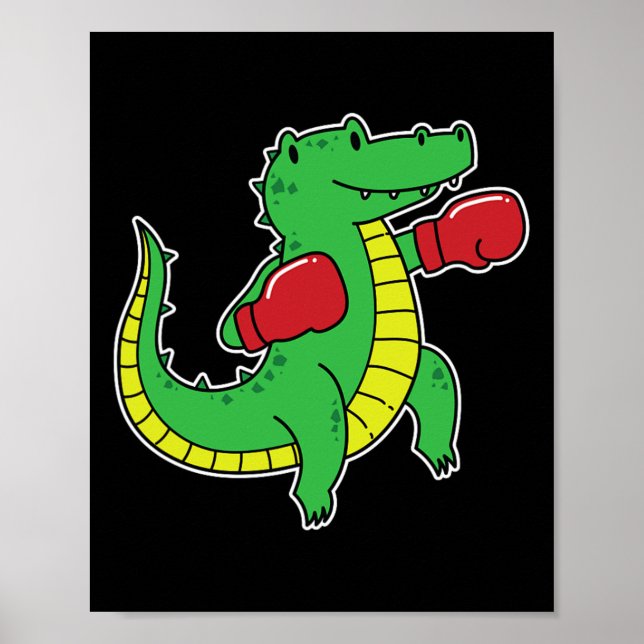 Poster Crocodilo faz caixa (Frente)