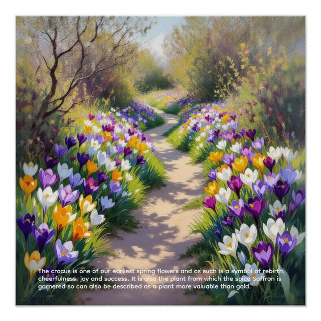 Pôster Crocus Symbolism (Frente)
