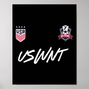 Poster Croix Bethune 20 Azul-Marinho Uswnt Licenciado Ofi