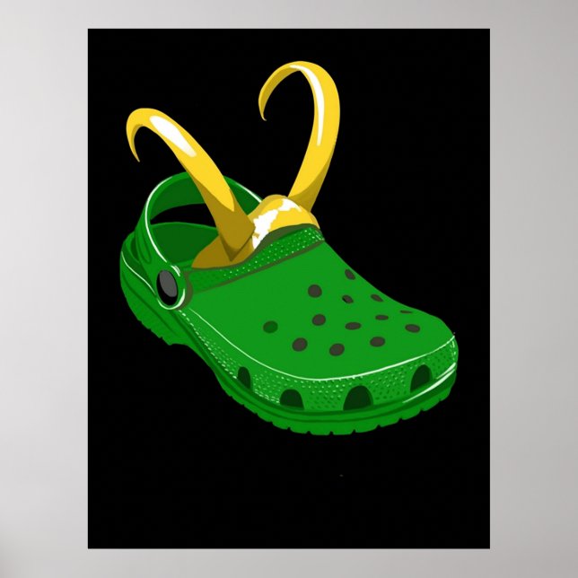 Poster Croki Crocs X Loki (Frente)