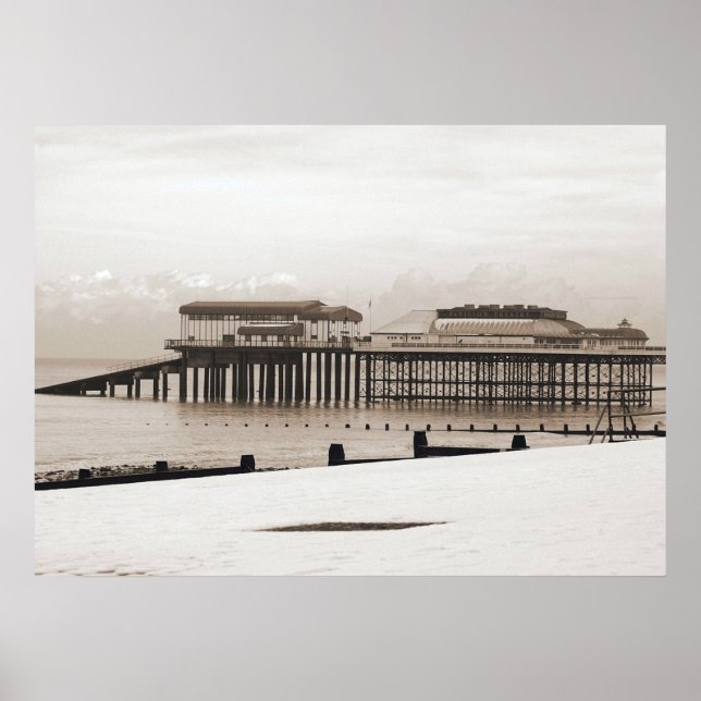 Pôster Cromer No inverno. (Frente)