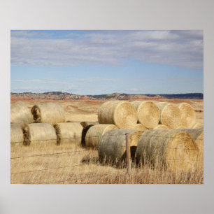 Pôster Crook County, pacotes de feno 2