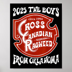 Poster Cross Canadense Ragweed The Boys From Oklahoma Con