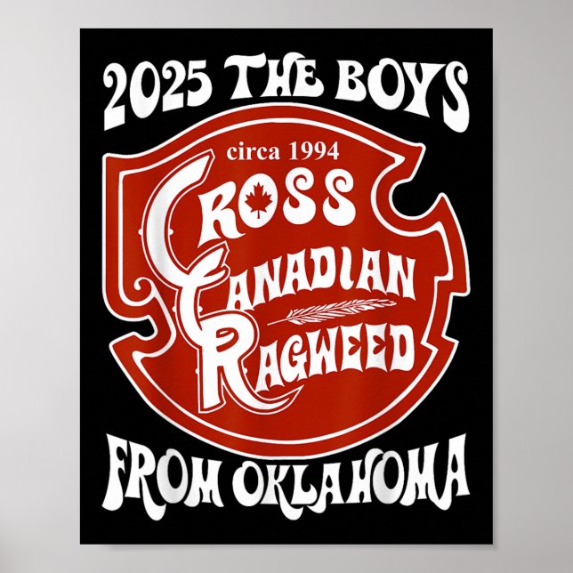 Poster Cross Canadense Ragweed The Boys From Oklahoma Con (Frente)
