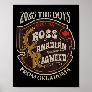Poster Cross Canadense Ragweed The Boys From Oklahoma Con