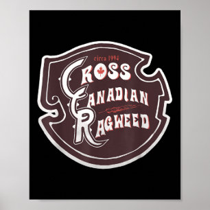 Poster Cross Canadense Ragweed Vintage