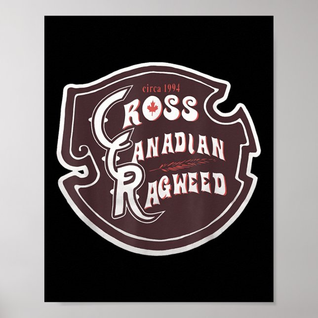 Poster Cross Canadense Ragweed Vintage (Frente)