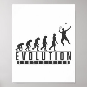 Poster Crossminton Evolution Speedminton
