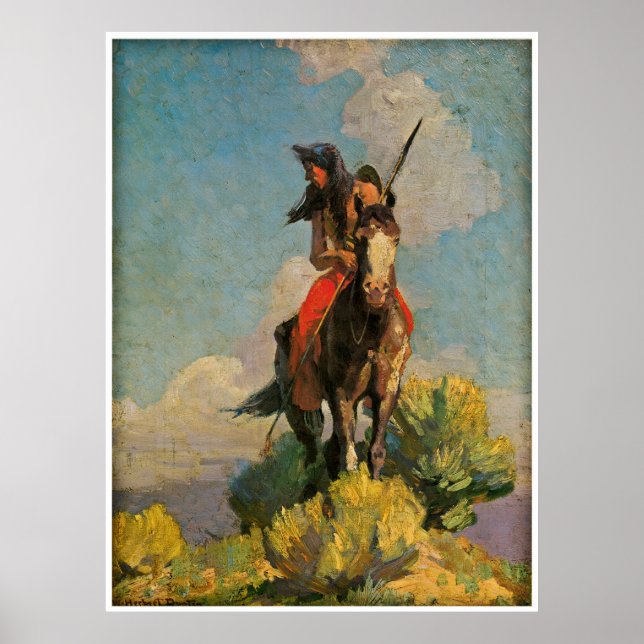 Poster Crow Outlier por William Herbert Dunton (Frente)