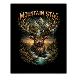 Pôster Crown of the Mountain Stag