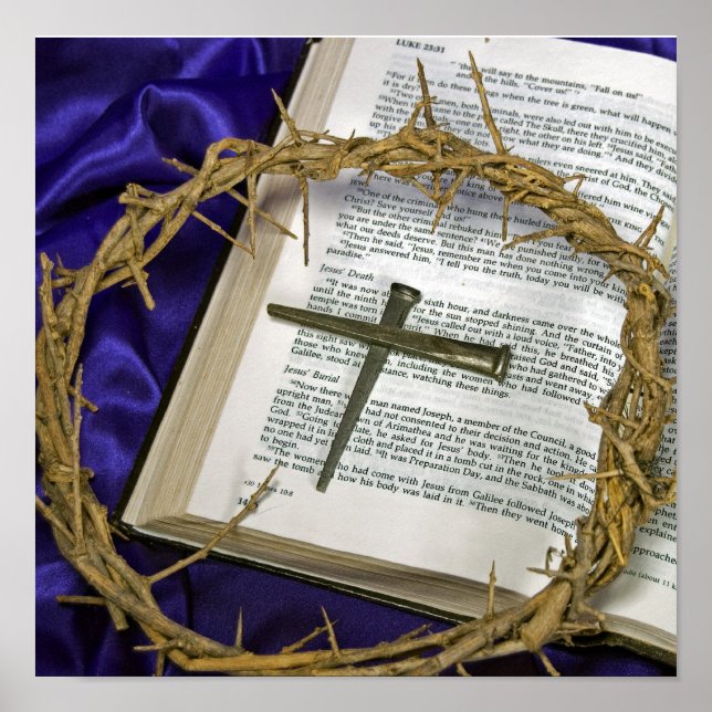 Poster Crown of thorns with nails (Frente)