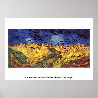 Pôster Crows Over Wheatfield By Vincent Van Gogh