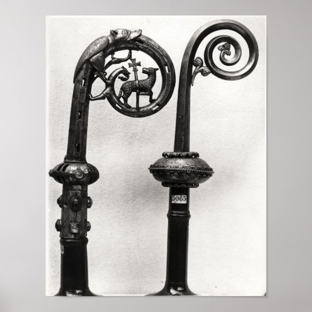 Pôster Crozier dos Abbots de Clairvaux (Frente)