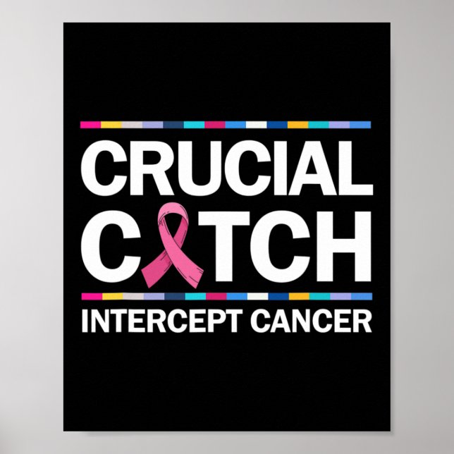 Poster Crucial a Catar Intercept Cancer Breast Cancer Awa (Frente)