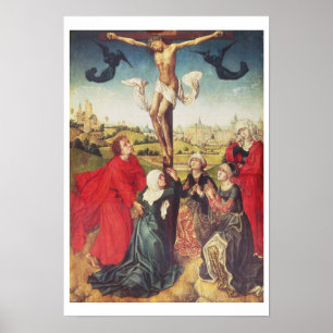 Pôster Crucificação, c.1510 (óleo no painel)