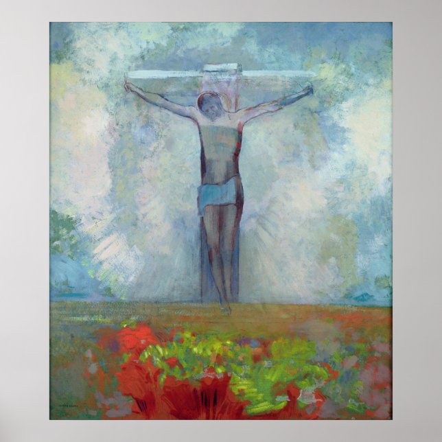 Pôster Crucificação, c.1910 (Frente)