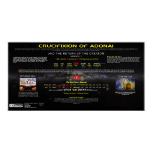 Pôster Crucificação de Adonai
