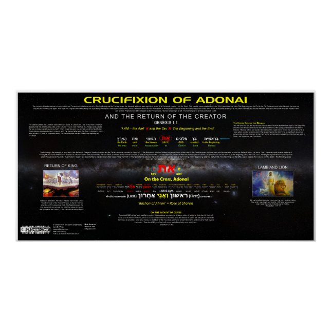 Pôster Crucificação de Adonai (Frente)