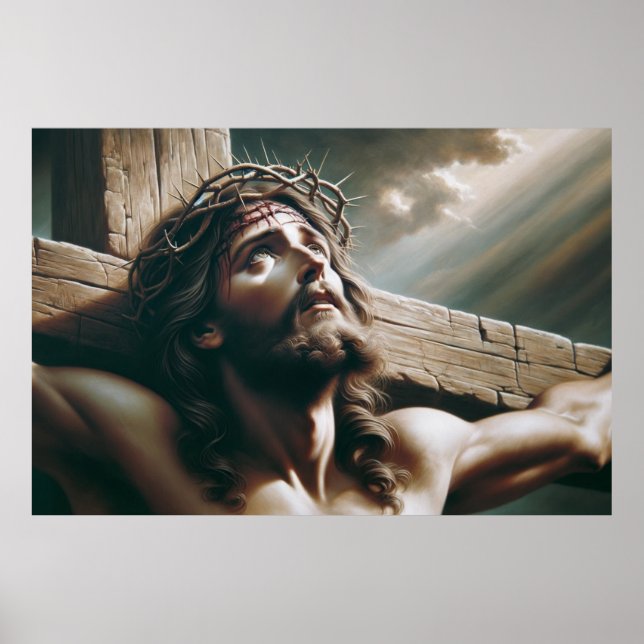 Poster Crucificação de Jesus (Frente)