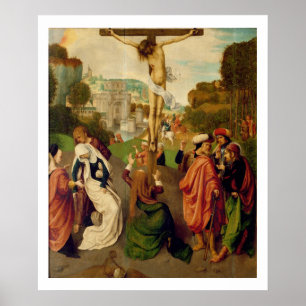 Poster Crucificação (óleo no painel)