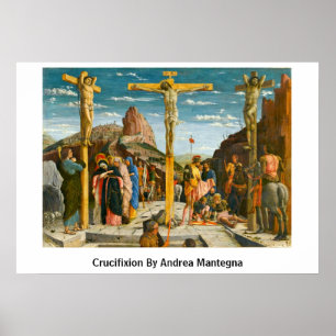 Poster Crucificação por Andrea Mantegna