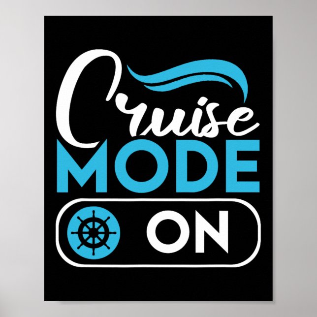 Poster Cruise Mode On Ferry Ship Cruising Cruise Trip  (Frente)