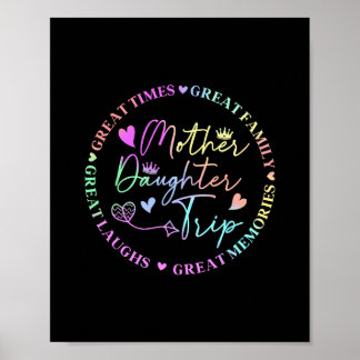 Poster Cruise Mother Daughter Trip 2025 Funny Mom Daughte